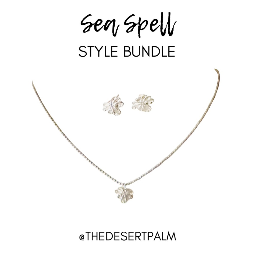 Sea Spell Jewelry Bundle 🐙 | Octopus Necklace & Matching Stud Earrings